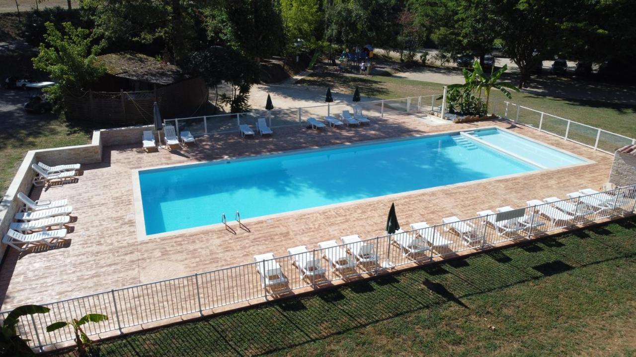 Camping Nature Le Valenty Mobil-Home-Dordogne Panoramique Clim Piscine Soturac Extérieur photo