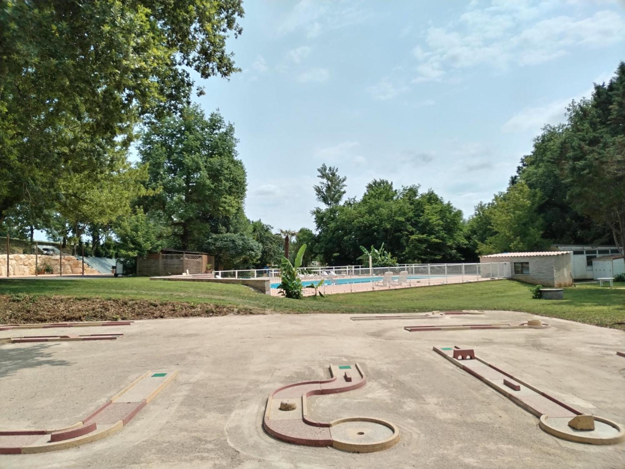Camping Nature Le Valenty Mobil-Home-Dordogne Panoramique Clim Piscine Soturac Extérieur photo